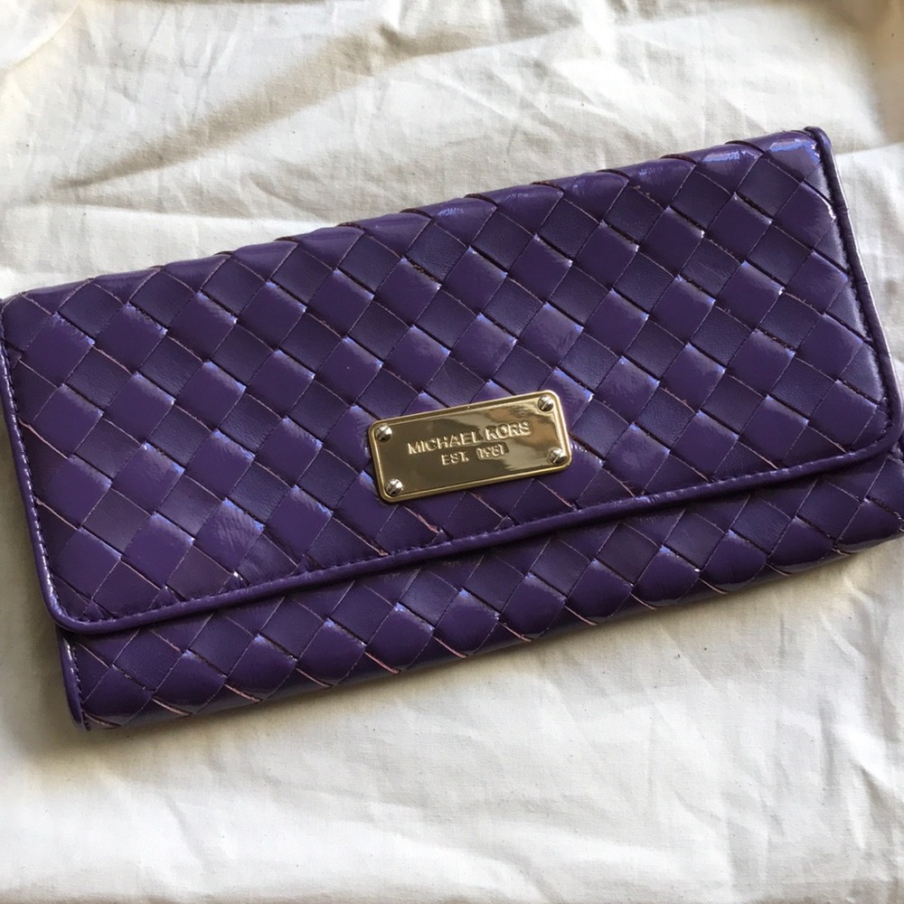 Michael Kors Newbury Woven Evening Clutch
